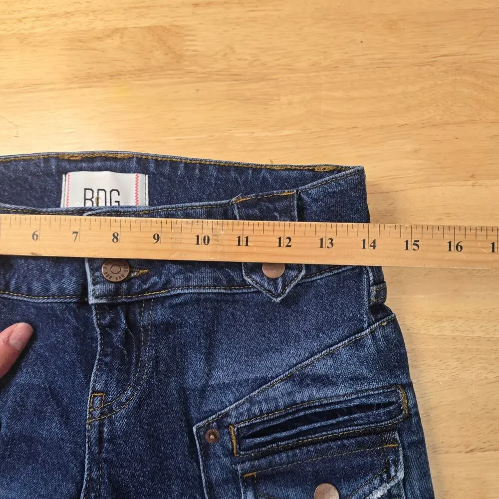 Y2k BDG Urban Outfitters Low Rise Micro Flare Jeans Size 00